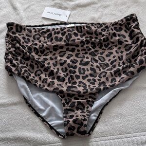 Kabel Curve Leopard Print High-Waisted Bikini Bottom